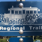 A Galloping Goose trail sign